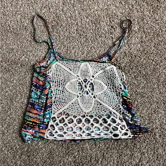 Multicolor Patterned Women's Top - Picture 3 of 3